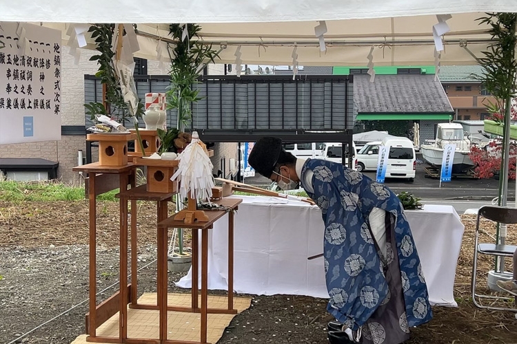 地鎮祭、着工